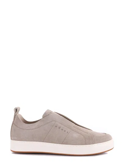 Hogan Slip On H-tv Sneakers In Beige