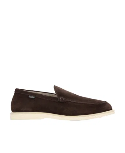 Hogan H616 Sporty Loafers In Brown