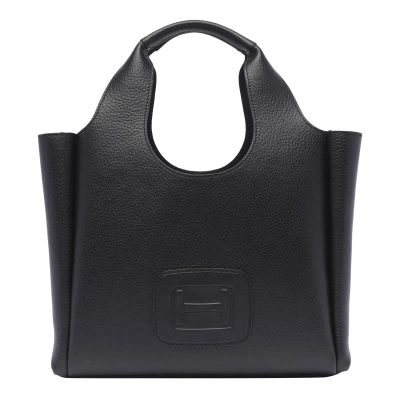 Hogan Small H-bag Shopping In Black