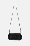 Hogan Flap Small Leather Crossbody Bag In Black