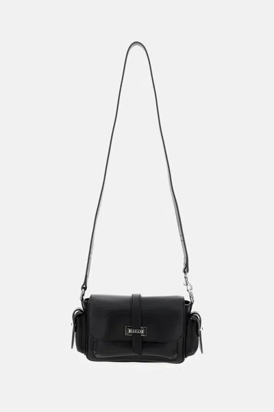 Hogan Small H01r Flap Bag In Black