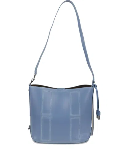 Hogan Small Hocket Tote Bag In Blue