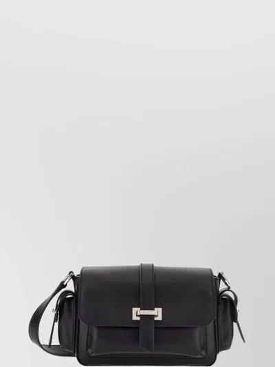 Hogan Small Leather Crossbody Bag Flap
