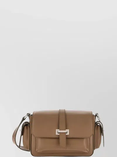 Hogan Small Leather Crossbody Bag Flap