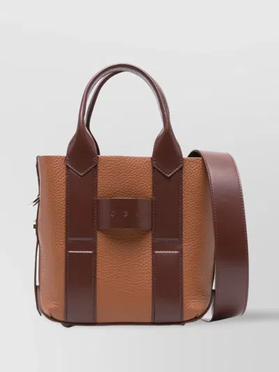 HOGAN SMALL LEATHER TOTE BAG SCRIPT