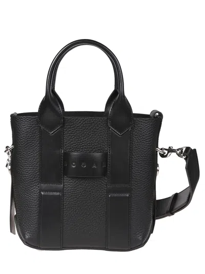 HOGAN SMALL SCRIPT SHOPPING BAG