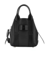 Hogan Small Script Tote Bag In Black