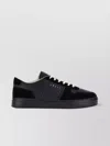 Hogan H-tv Smooth And Suede Leather Sneakers In Black