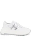 Hogan Smooth Leather Hi-fi Sneakers Shoes In White
