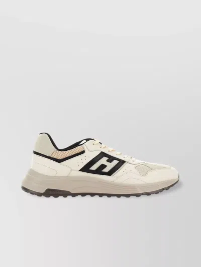 HOGAN LEATHER LOW-TOP SNEAKERS