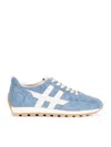 Hogan Running 86r Suede Sky Sneakers In Blue