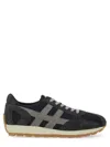 Hogan Low-top Sneakers Round Toeline In Blue
