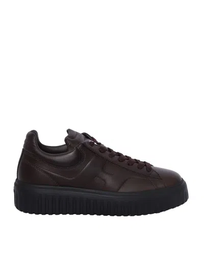 Hogan Sneakers H-stripes Brown