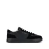 Hogan H-tv Smooth And Suede Leather Sneakers In Black