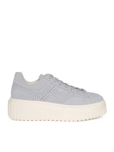 Hogan H-stripes Sneakers In Blue