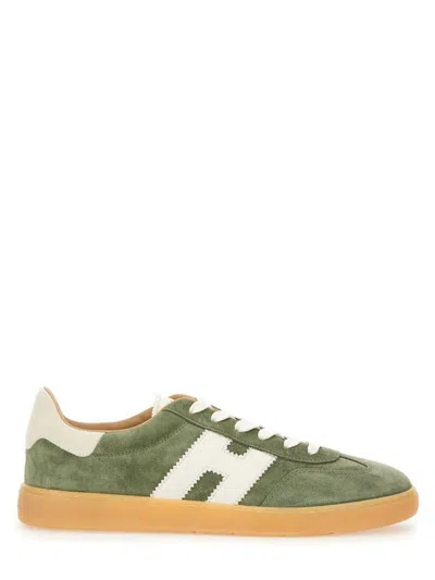 Hogan Cool Green Suede Sneakers