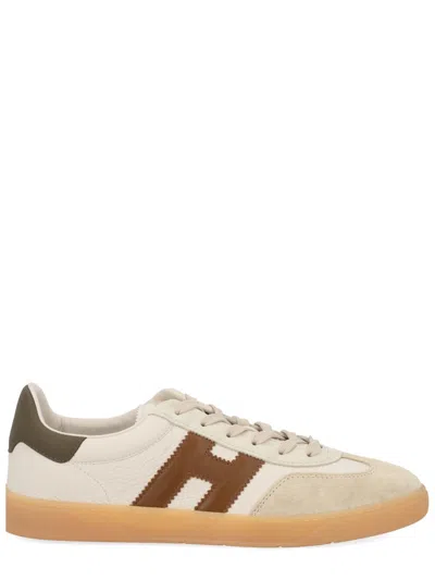 Hogan Man Sneakers White Size 7 Leather In Neutral