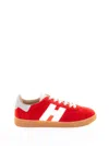 Hogan Sneaker Cool Red Leather And Suede