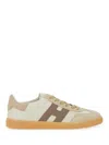 Hogan Cool White Leather Sneakers In Multi