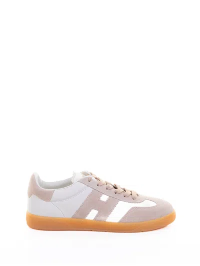 Hogan Sneaker Cool White Pink In Leather And Suede