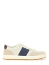 Hogan Multicolor Suede And Leather Sneakers H668 In Neutral