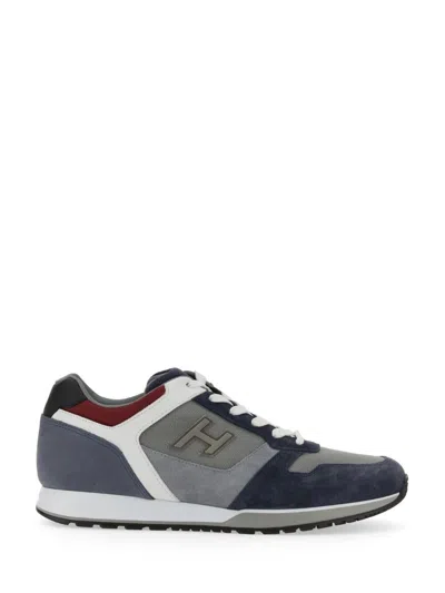 Hogan H321 Leather Low-top Sneakers In Multicolour