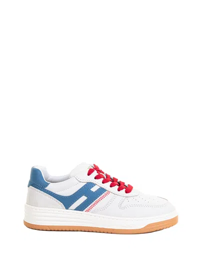 HOGAN HOGAN SNEAKER H630 BLUE RED LEATHER