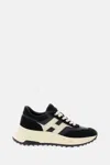 Hogan Suede And Nappa Leather Sneakers With Contrast Panel