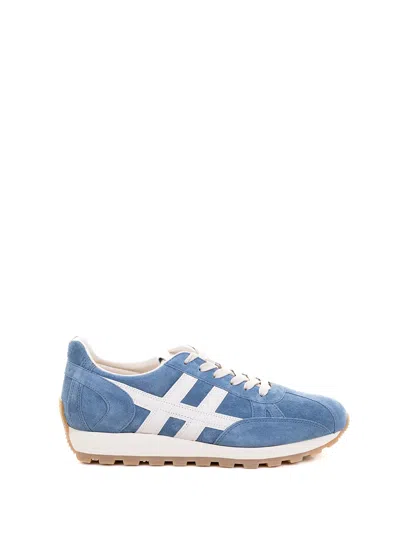 HOGAN HOGAN SNEAKER H671 LIGHT BLUE IN SUEDE