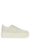 Hogan Woman Sneakers Ivory Size 6.5 Leather In Neutral