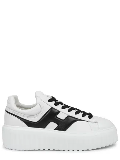 Hogan Women White H-stripes Sneakers, 7.5 Luxury Sneakers For Women Darveys
