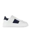 Hogan Round-toe Lace-up Sneakers In White