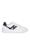 Hogan H630 Logo-patch Low-top Sneakers In Multicolor