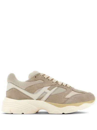 Hogan Sneaker With Logo In Beige
