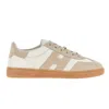 Hogan Light White Sneakers With Smooth And Suede Textures