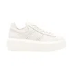 Hogan H-stripes Nappa Leather Sneakers With Memory Foam Insole