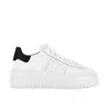 Hogan H645 Leather Sneakers In White