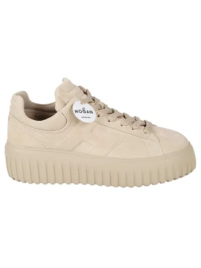 Hogan Sneakers In Gold