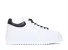 Hogan H-stripes Leather Sneakers With Contrasting Detail In White