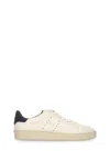 Hogan Leather Sneakers With Perforated Round Toe In Multi