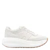 Hogan Chunky Style Leather Low Top Sneakers In White