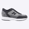 Hogan Low Top Sneakers With Suede And Mesh Panels In Multi