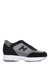 Hogan Interactive Low-top Sneakers In Black