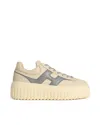 Hogan Sneakers H Stripes Avorio In White