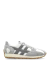 Hogan Panelled Design Rubber Sole Suede Sneakers