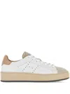 Hogan Leather Sneakers With Suede Toe