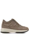 Hogan Interactive Lace-up Suede Sneakers