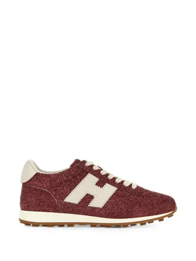 Hogan Fitted Sneaker With Bold White H Detail In Multi