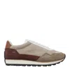Hogan Suede Calf Leather Sneakers With Lettering In Beige