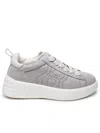 Hogan Beige Suede Sneakers In Beige